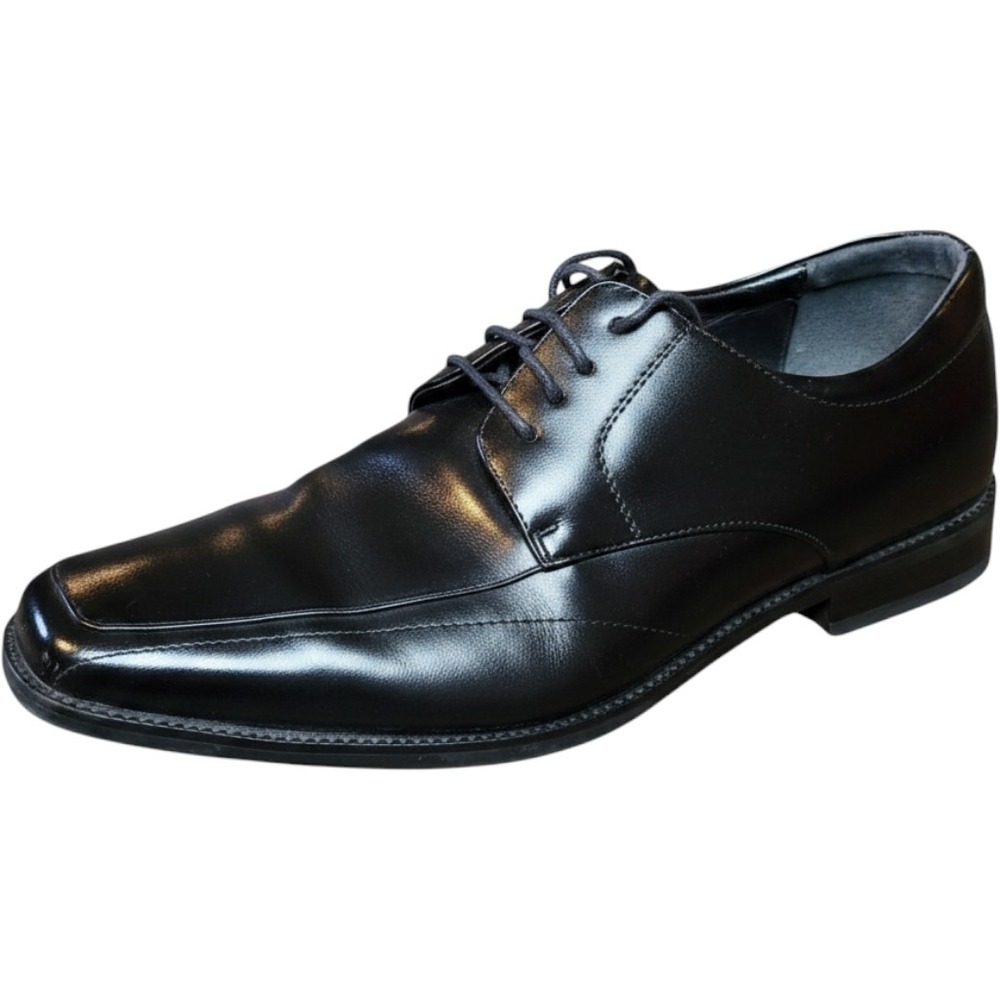 Stacy Adams Cassidy Black Leather Moc Toe Oxford Shoes Men's Size‎ 12 M Workwear